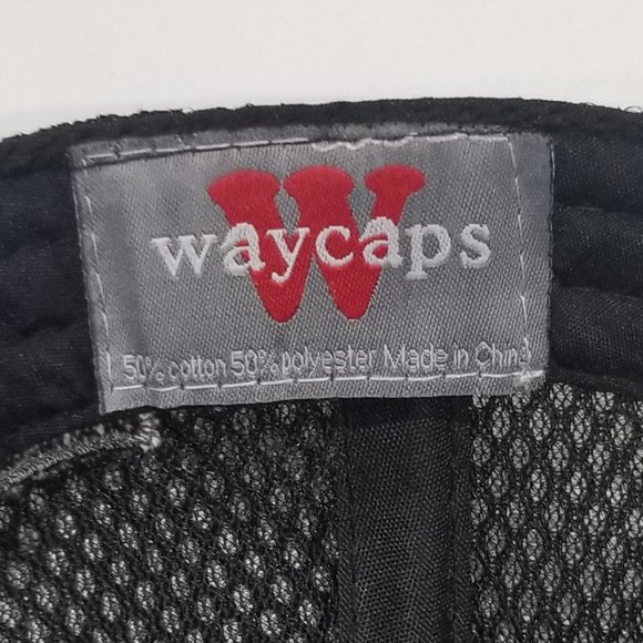 WayCaps - Camo USA Flag Mesh Adjustable Cap - Picture 13 of 13